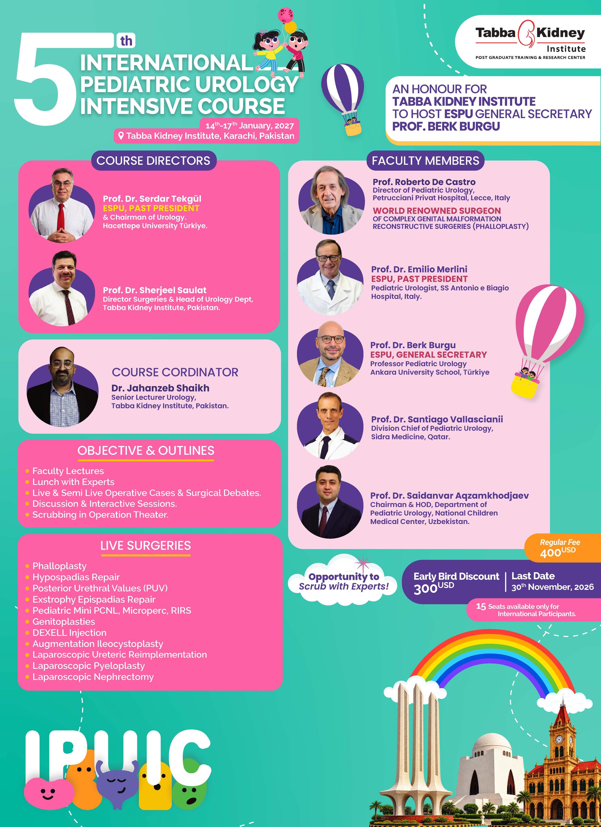 5th International Pediatric Urology Intensive Course